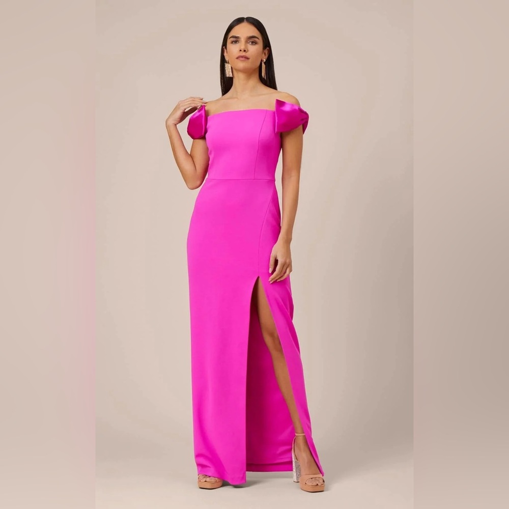 ADRIANNA BY ADRIANNA PAPELL
Women's Off-The-Shoulder Bow Gown